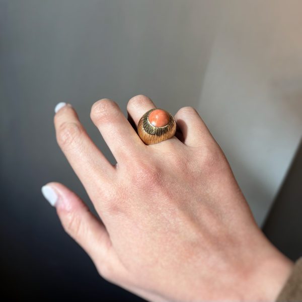 Bague - Or & Corail – Image 4