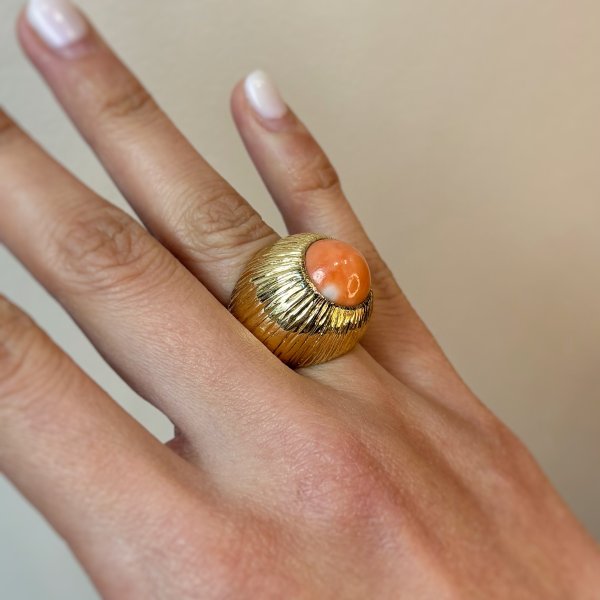 Bague - Or & Corail – Image 5