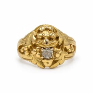Bague Art Nouveau - Or & Diamant